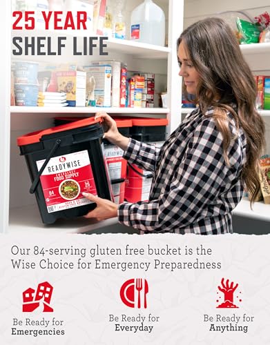 READYWISE-Gluten-Free-Bucket-84-Servings-Emergency-MRE-Meal-Food-Supply-Premade-Freeze-Dried-Survival-Food-for-Hiking-Adventure-Camping-Essentials-Individually-Packaged-25-Year-Shelf-Life