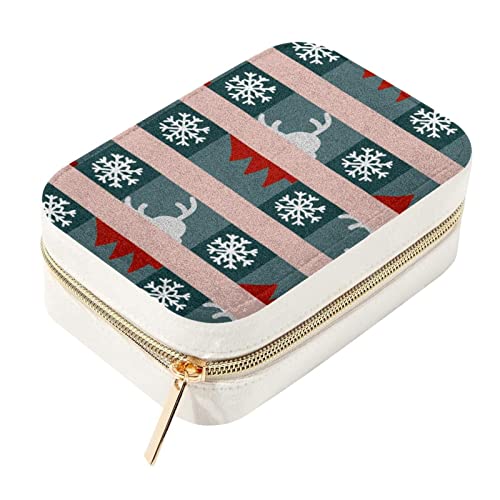 Boîte à bijoux voyage anti-nœud double couche compacte pour valise - 2
