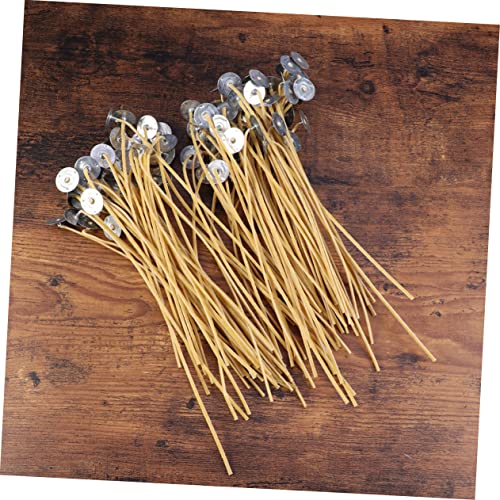 Mechas para velas de algodón y cera de abejas, 300 pcs miniatura 2