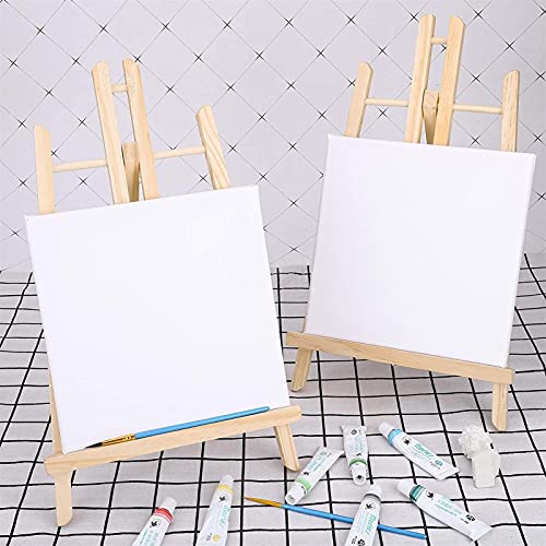 Caballete de madera XMING (pack de 4) para mesa y soporte de pintura 5
