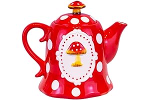 White Porcelain Kungfu Teapot Mushroom Design Teapot