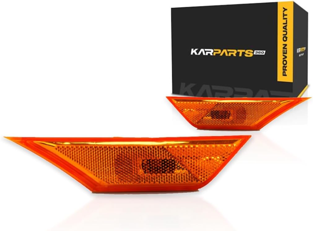 For Honda Civic Reflector Side Marker Light Assembly 2016-2021 Pair Driver and Passenger Side | LED | Sedan/Coupe | DOT Certified | HO2550127 + HO2551127 | 33850-TBA-A02 + 33800-TBA-A02