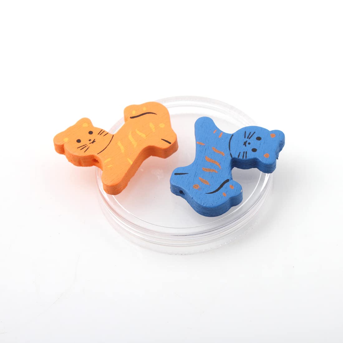 150 Stück Holzperlen Set - Bunte DIY Perlen Zum Auffädeln 16-30mm