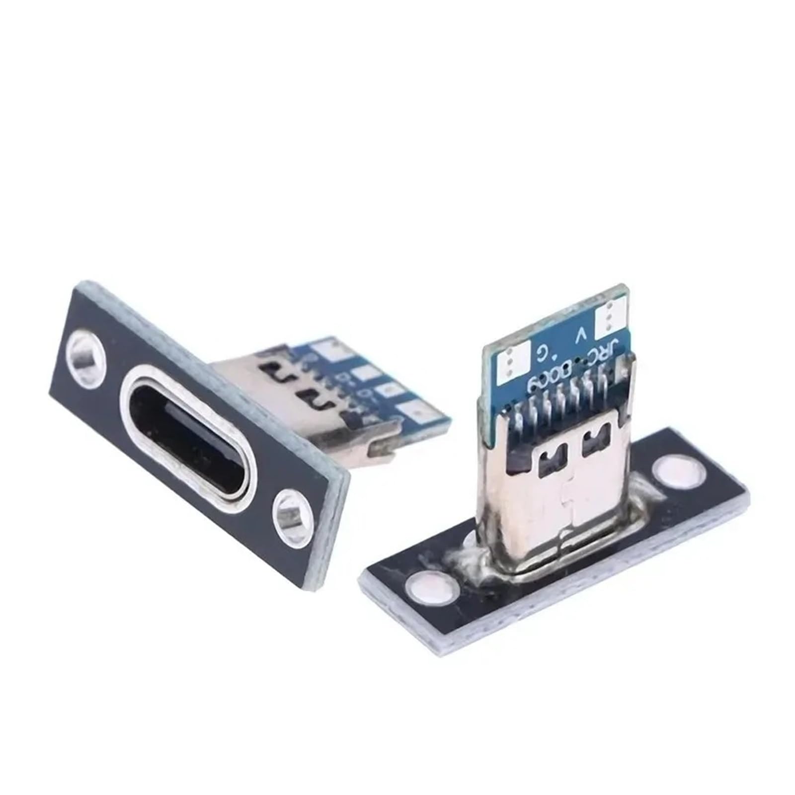 USB-C 3.1 Screw-Fix żeńskie gniazdo 2/4-pinowe złącze ładowania 5 szt. (2-pin-5 szt.)