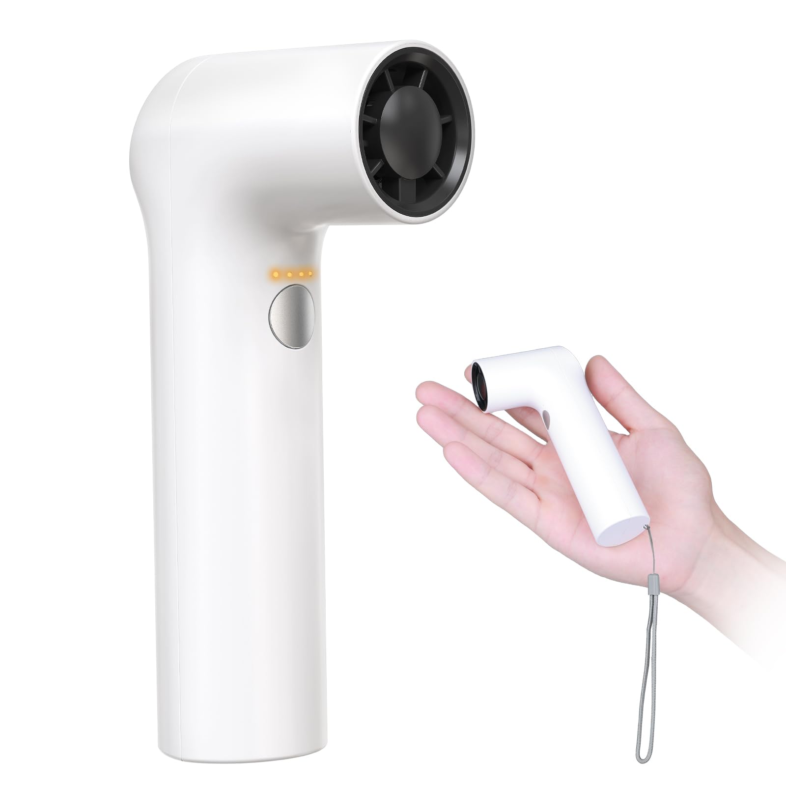 ハンディファン 小型 【36000RMP超高速大風量】手持ち扇風機 強力 コンパクト 軽量 ミニ 4段階風力調節 3000mah大容量 暑さ対策グッズ 熱中症対策 Type-C充電式 通勤通学 アウトドア 旅行 夏祭り 夏用品