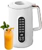 Soy Milk Maker, 12 Cooking Modes, Soup Maker, Porridge Maker, Soy Milk Machine, Fully Automatic, Electric Juicer, Mixer, 304 Stainless Steel, No Residue, No Residue, Small, Quiet