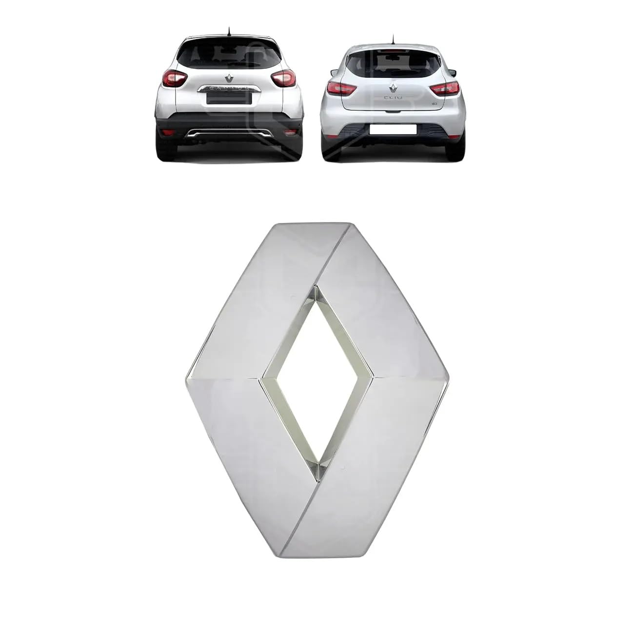 Emblème Diamant de Remplacement pour Couvercle de Coffre arrière Clio MK4/Captur MK1 908890837R