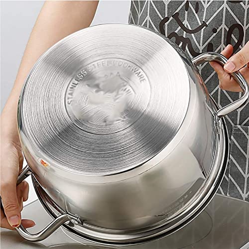 Marmite à soupe à fond composite compatible induction et gaz 20cm - 4