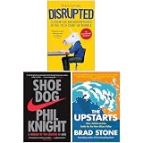 Disrupted Ludicrous Misadventures in the Tech Start-up Bubble, Shoe Dog A Memoir by the Creator of Nike, The Upstarts 3 Books Collection Set