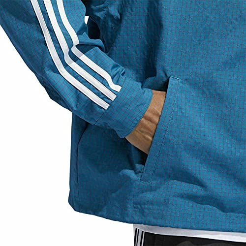 Adidas Men's Grid Wind Jacket, Active Teal/Berry3