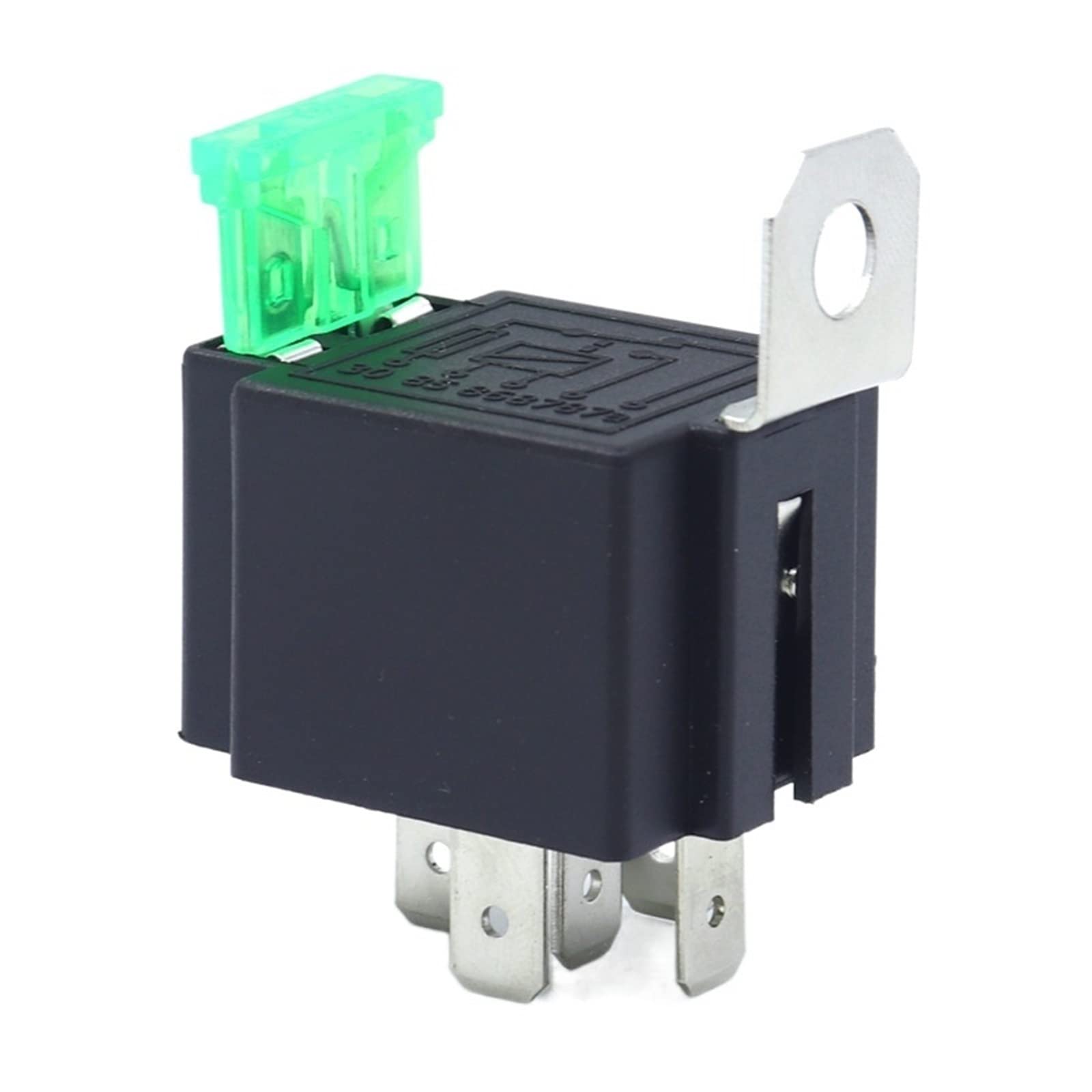 Accessoires électroniques 1 PC avec fusible relais 30A12V24V4 broches 5 broches relais automobile Pièces électroniques (Size : 24V 5P)