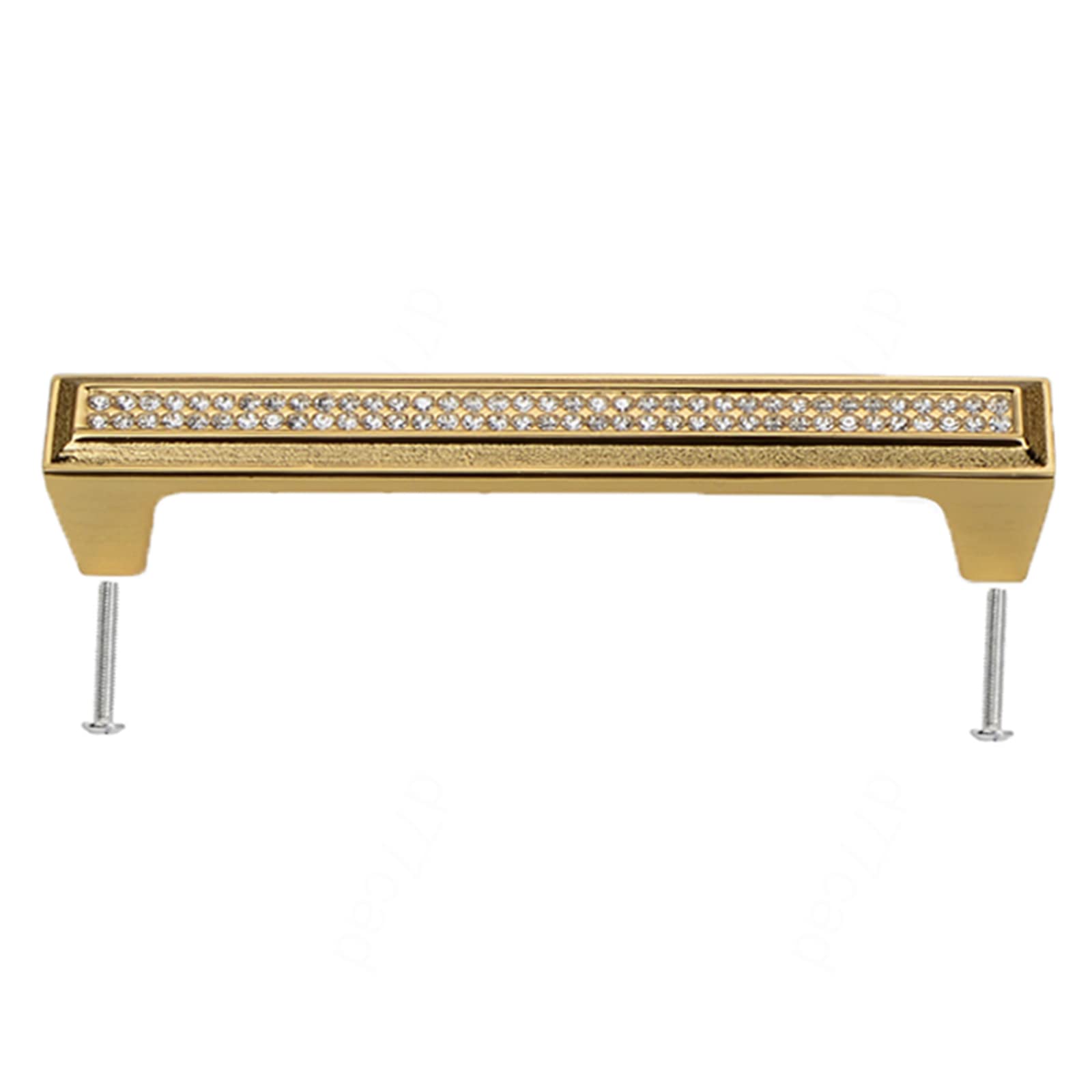 SBZIOJHDR Door Handle, Furniture Door Pull Handle,ZineAlloy Cabinet Handles,Diamond Glass Wardrobe Knobs with Screws(Holedistance128mm)