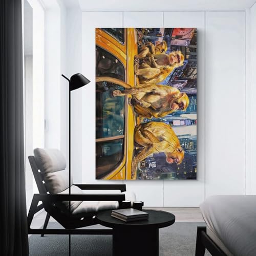Affiches des Singes de Manhattan décoration murale maison - 2