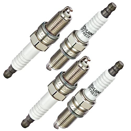 BDFHYK Set of 4 Iridium Spark Plug Compatible with Harley-Davidson 1988-2016 Sportster 1200 1986-2016 Sportster 883 Engine Replacement for DCPR7EIX 6046 9701 97637