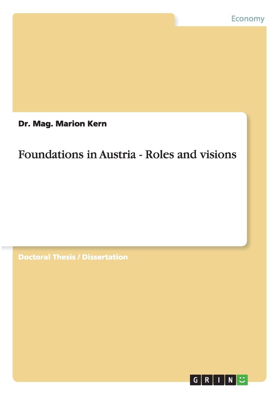 Foundations in Austria - Roles and visions