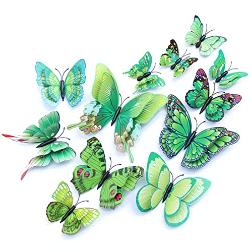 OPSEAM Butterfly Wall Decor 24/48 PCS, 3D Butterflies Stickers for