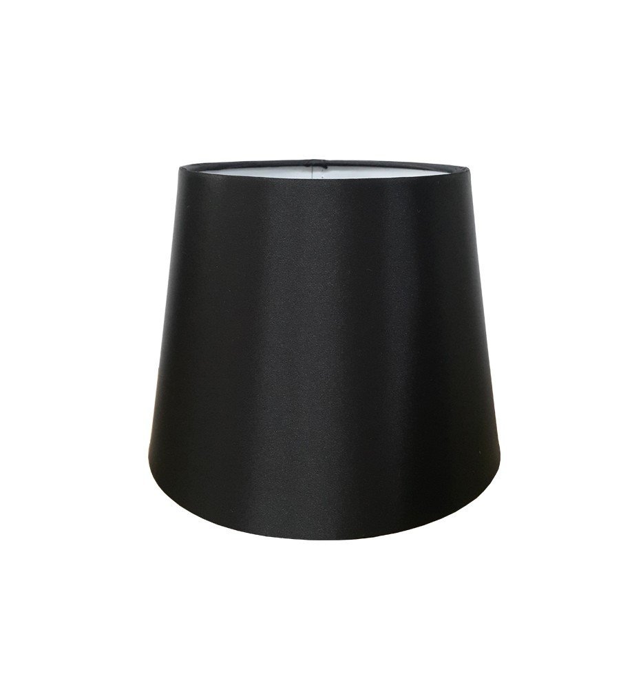 8" Pendant OR Table LAMP Silk Look Shade in Black Colour