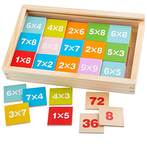 Juguetes de Madera Bigjigs Tiempos Tabla Box - Juguetes educativos