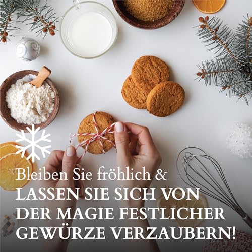 Alpi Nature Gewürz Adventskalender 2025, BIO Gewürze Geschenkset, 24 Gläser mit Bio Gewürze und Gewürzmischungen zum Kochen und Backen, Weihnachtskalender 2025