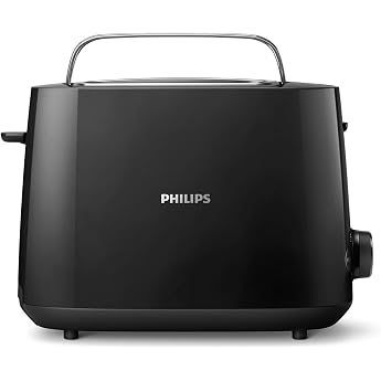 Philips Daily Collection HD2581 / 90 2slice (s) 830W Black toaster Daily Collection HD2581 / 90, 2 slice (s), Black, Plastic, Rotar
