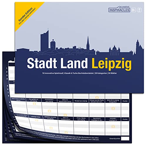 City Land Leipzig - Superbe cadeau Leipzig - Le jeu Quiz pour Leipziger et les fans - Souvenirs, Leipzig - Souvenirs Leipzig - Jeu pour amis Cover