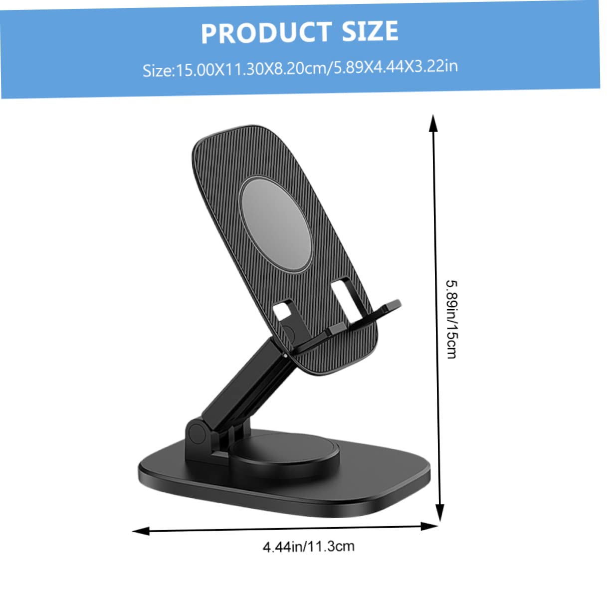 LABRIMP 2pezzi Supporto Per Telefono e Tablet Da Scrivania Rotante Design Per Smartphone e Dispositivi Portatili