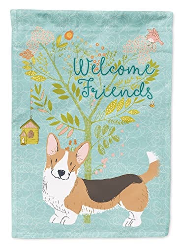 Drapeau de jardin Corgi tricolore Caroline's Treasures en tissu premium - 2