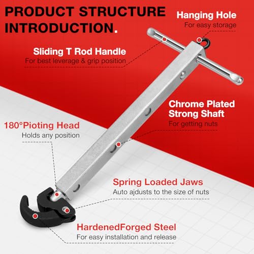 SHALL Telescoping Basin Wrench 10