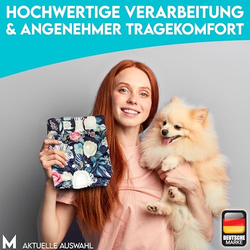 HUND IST KÖNIG Hundewindeln für Hündinnen (3 Stück) - Hochabsorbierende Läufigkeitshose für Hündinnen mit 3-Fach Justierung - Umweltfreundliche Hunde Windeln, Hundehöschen Läufigkeit & Inkontinenz