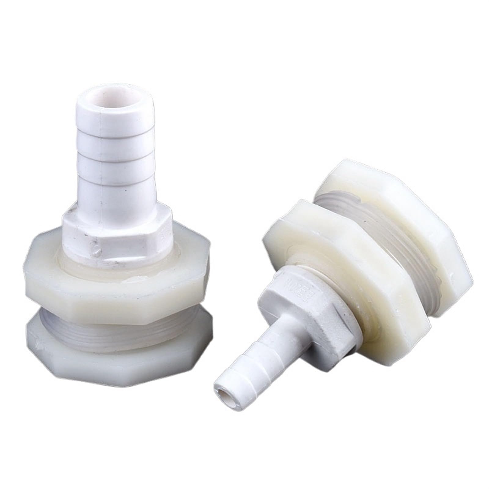 Raccordi per Tubi dell'Acqua, Adattatore for Tubo in PVC Bianco da 1/2" e 3/4" a 8-16 mm for irrigazione da Giardino con Scarico del Serbatoio(3l4 inch 16mm)