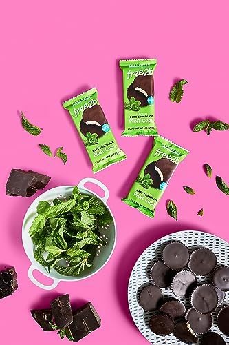 Miniatura 4 de Free2b - Tazas de chocolate oscuro y menta, seguras para la escuela y aptas para alérgicos, sin gluten, sin lácteos, sin nueces y sin soja,