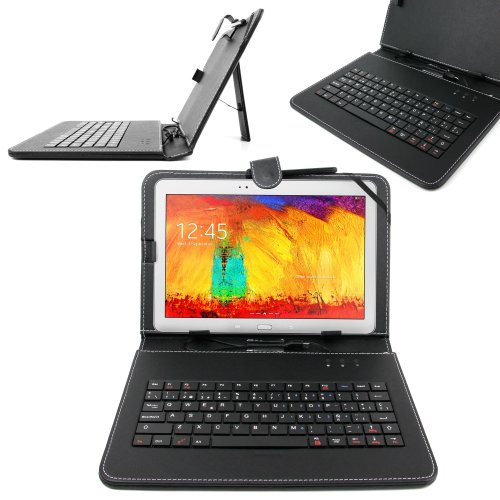 DURAGADGET Funda/Teclado ESPAÑOL con Letra Ñ para Samsung Galaxy Tab 3 10