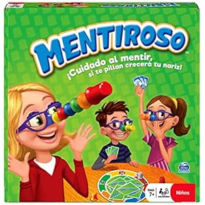 SPIN MASTER GAMES – MENTIROSO Juego de Mesa para 2-6 Jugadores – 6065110 – Juegos Infantiles – Juegos de Mesa Adulto y Niños – Regalo niños 7 años + – Juegos de Mesa Niños 7 Años +