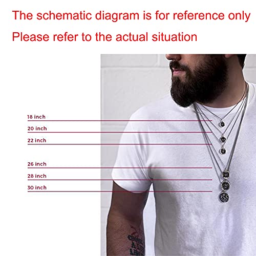 Bijoux scandinaves authentiques en acier inoxydable avec pendentif Thor - 6