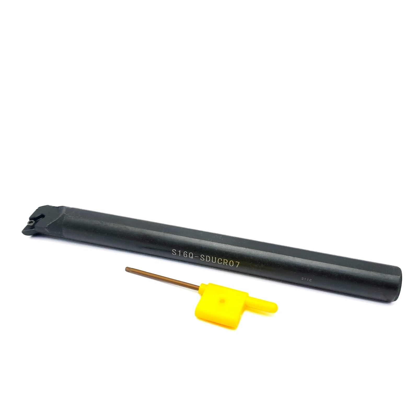 Barre d'alésage interne CNC SDUCR07 à 93° pour plaquettes de tour indexables PCD CBN DCGW DCGT DCMT 070202 070204 070208, lames en carbure CNC Plaquettes de Carbure CNC(S16Q-SDUCR07)