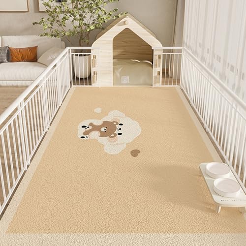 カーペット PU革 PVC 防汚 拭ける 猫 犬 ペット用 防水マット 可愛い柄 速乾 トイレ下敷きマット 犬 猫用 洗える 撥水 滑らない 床暖房対応 ケージ用 繰り返し利用 フリーカット 40*60cm