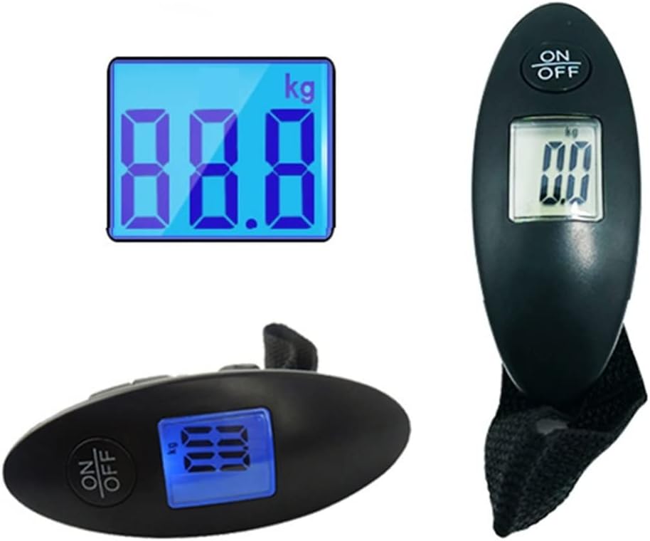 IRDFWH Digital Electronic Luggage Scale Portable Suitcase Scale Handled Travel Bag Weighting Fish Hook Hanging Scale Scales