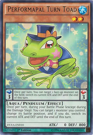 yugioh performapal cards Amazon.com: YU-GI-OH! - Performapal Turn Toad (DUEA-EN010) - Duelist  Alliance - 1st Edition