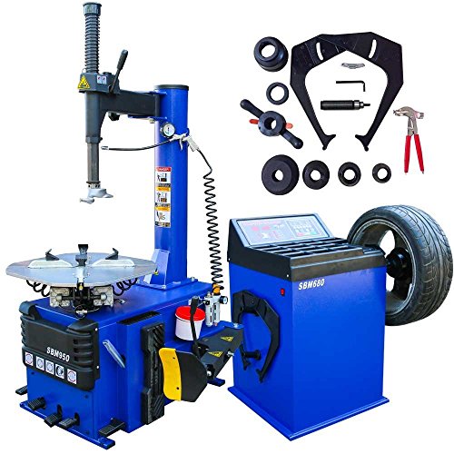 Tire Changer, New 1.5 HP Wheel Changers Machine Combo Balancer Rim Clamp 950 680/12 Month Warranty