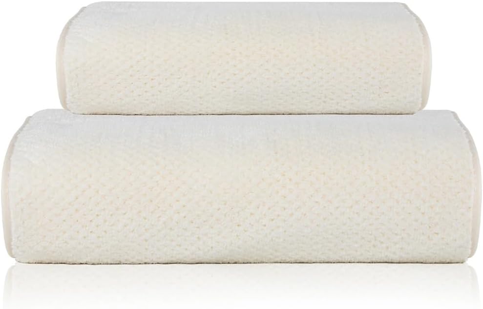 Microfiber Towel Set Super Absorbent Quick Drying Lightweight and Soft Suitable for Pool Beach Bathroom Gym Hotel(OneColor)