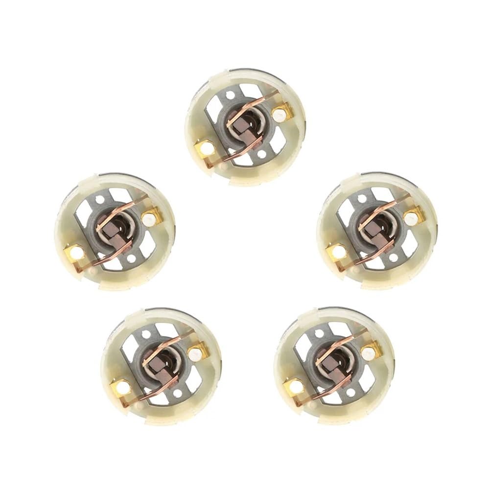 AARTERZZA 5Pcs RS550 Carbon Brush Holder Motor with Copper Brush Charging Drill Electric Screwdriver Lithium Electric Drill Brush Holder