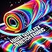 aofmoka Neon Blacklight Reflective Glow Boys Men Women Kids Light Party Rave Graphic Splatter Spectrum Festival Radiant Paint Pulse Vibrant Night Energy Dynamic Visual Spectacle Large T-Shirt