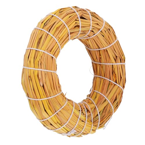 IMIKEYA Ghirlanda Telaio Anello Vite A Forma Di Vite Ramoscello Corone Di Salice Corone A Vite UVA Beige Corda Di Cotone