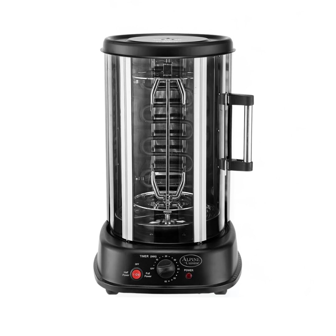 Amazon.com: Alpine Cuisine 21L 1500W Vertical Rotisserie Grill