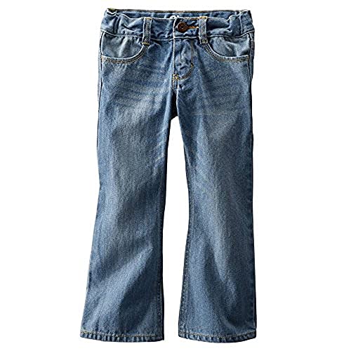 Osh Kosh B'Gosh Little Girls' Boot Cut E-Z Adjust Waist Jeans - Slim (4P)