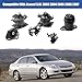 Engine Motor Mount Set Compatible with 2003 2004 2005 2006 2007 Honda Accord 3.0L ,Auto Transmission Motor Mount Replace A4526HY A4527HY A4524 A4525 A4544 A4517