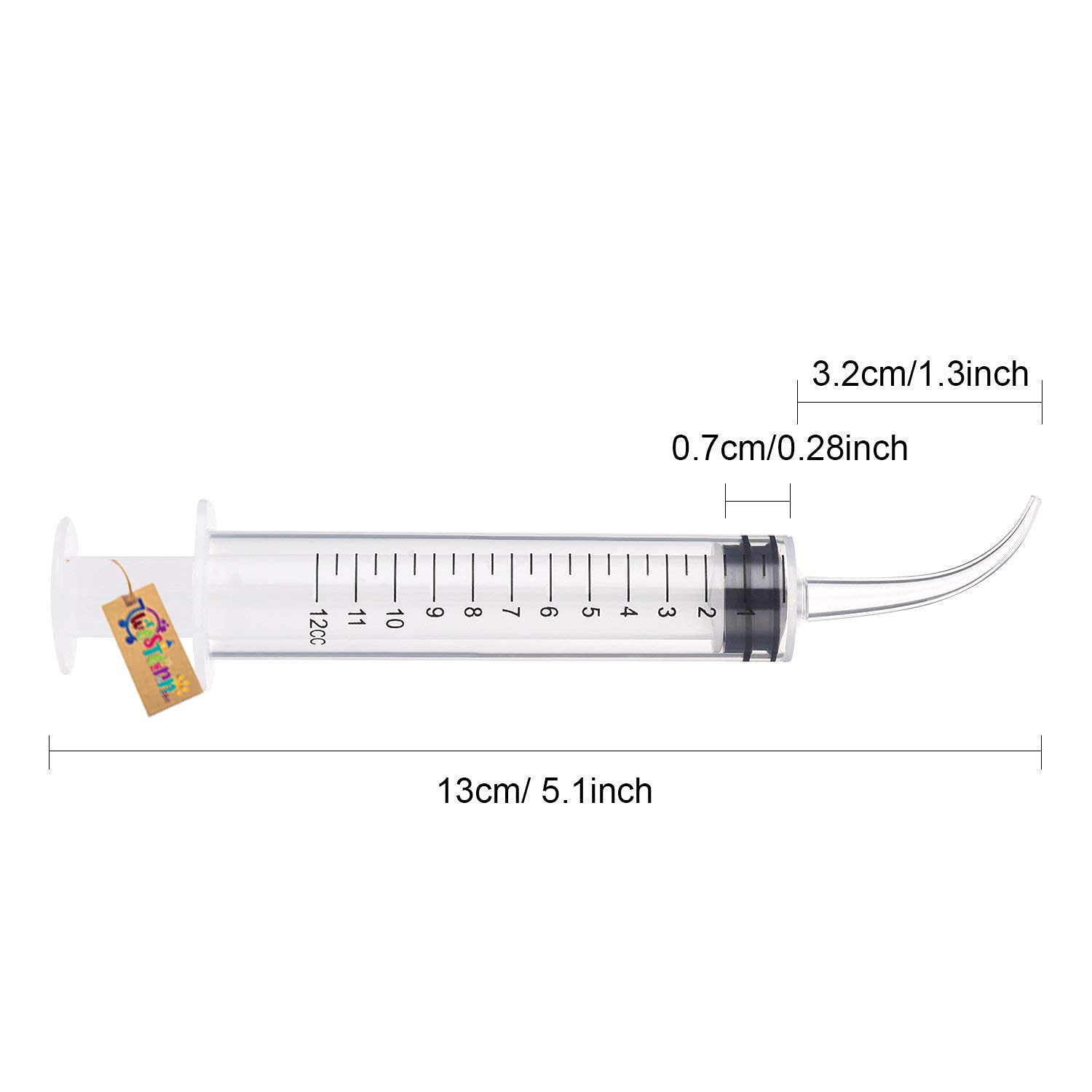 Western Era Hand Feeding Syringe for Birds, Puppy, Kitten, Dog, Cat, Hamster (12 ml)