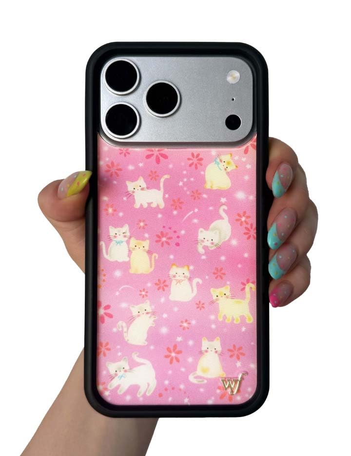 Image of Wildflower Cases - Compatible with iPhone 16 Pro Max | Protective Black Bumper, 6.5ft Drop Test Certified, Women Owned Small Business | Claire Drake Collab