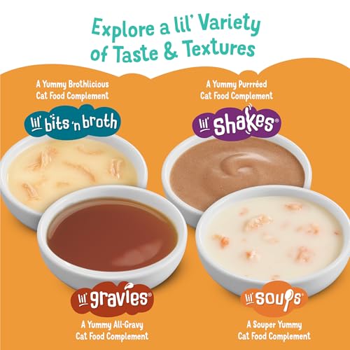 Purina Friskies Lil Soups Senior Cat Food Toppers, Tuna, (8) 1.2 oz Cups - image 9