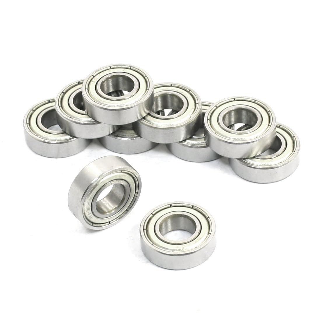 Bearing, 10 Pcs 699ZZ 9mm x 20mm 6mm One Row Sealed Deep Groove Ball Bearings Wear Resistance